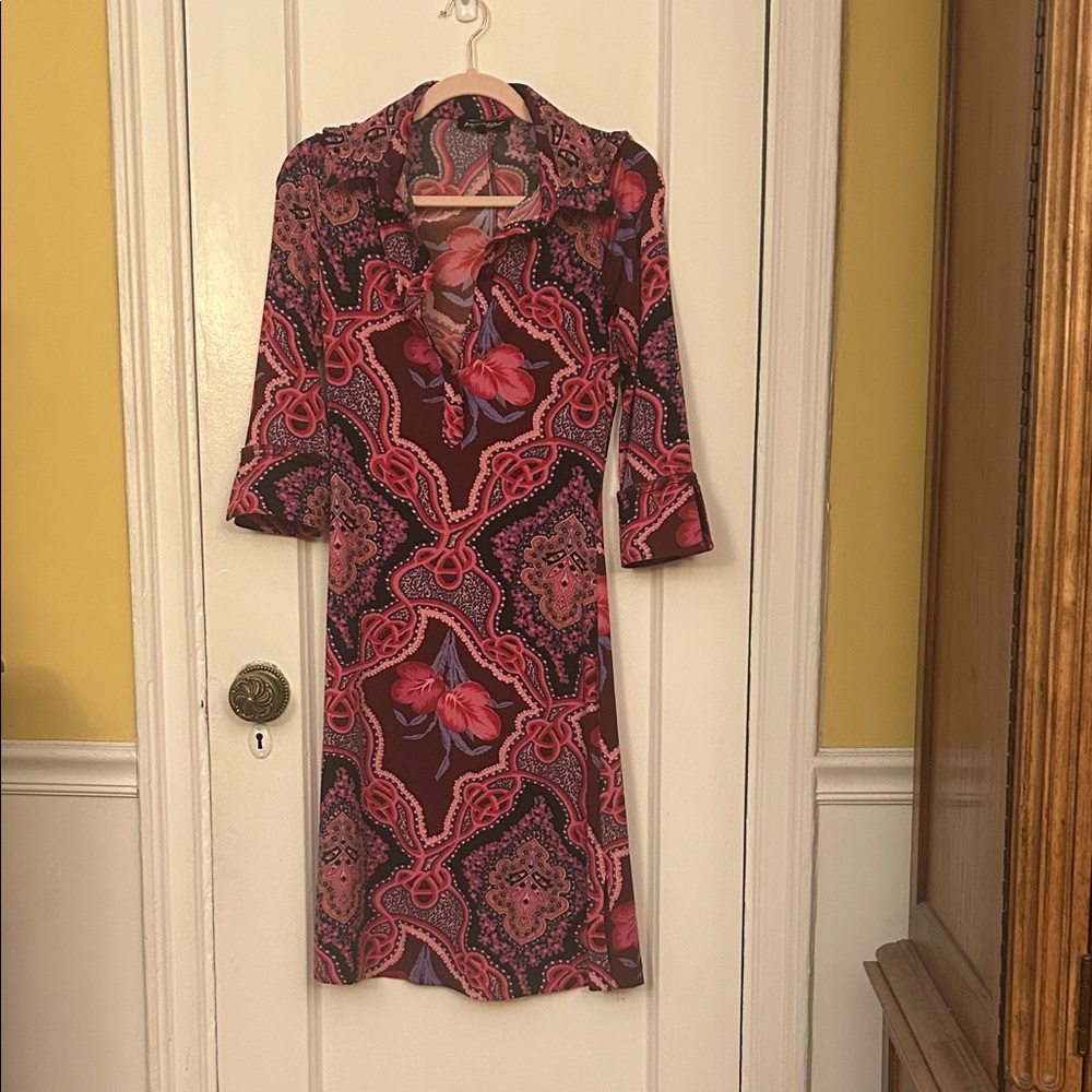 Vintage 90s Betsey Johnson Pink and Purple Dress